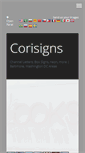 Mobile Screenshot of corisigns.com